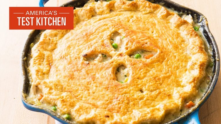 How to Make Chicken Pot Pie in a Cast-Iron Skillet | America’s Test Kitchen