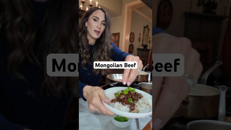 The BEST Mongolian Beef Recipe – skip the P.F. Chang's tonight! #fyp #recipe #mongolianbeef