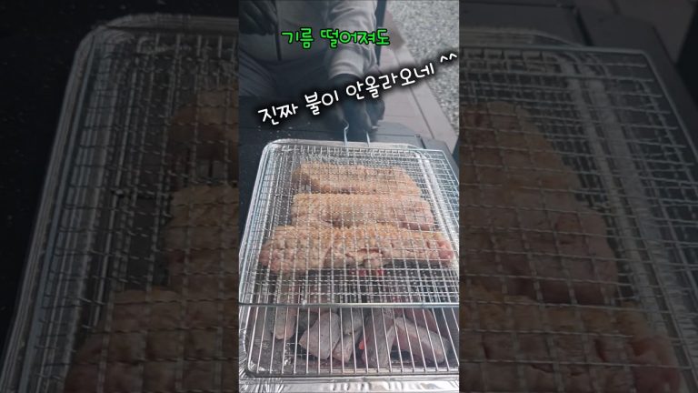 불쇼방지ㆍ삼겹살 태우지않고 굽기 ㆍ청소가 필요없는 #벨트릭스 #캠핑 #네이버스토어