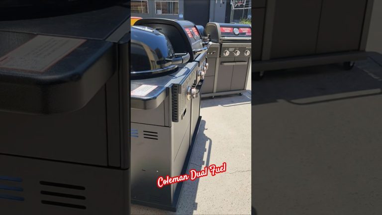 Popular Gas grill and Charcoal kettle setup. #bbq #bbqgrill #outdoorgrill #sydneylocal #Colemanbbq