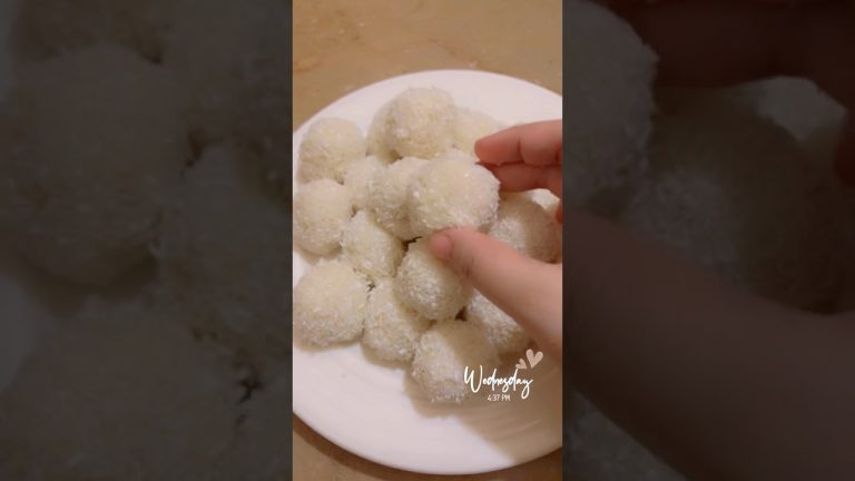 5 Minutes ! Sweet Recipes ! Dessert Recipes !Coconut Laddu Recipe