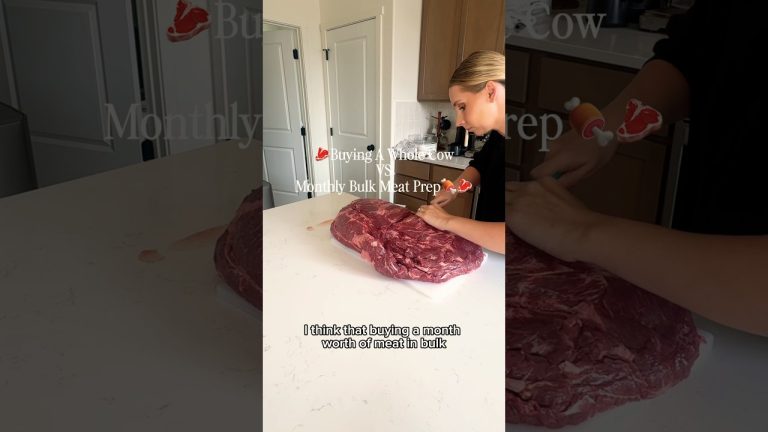 Why This Meat Meal Prep is BETTER Than Buying A Cow 🐄 #mealprep #meatprep