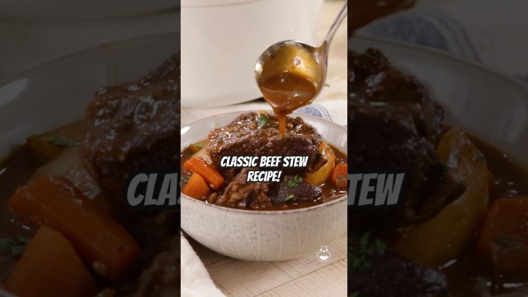 Classic Beef Stew Recipe for Fall! 🍃🍂🍁