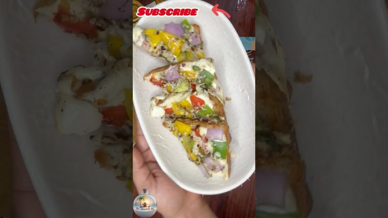 Bread🍞sandwich Cheese🧀Veggie🥙Yellow&Green 🫑Capsicum🍅🧅#kitchen#bread#sandwich#healthybreakfast