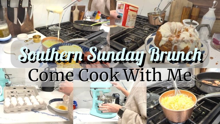 Southern Sunday Brunch Recipes | Comfort Food Cooking at Home