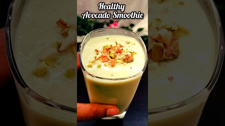 Healthy Avocado Smoothie | BREAKFAST IN A GLASS Day – 3 #Smoothie #shorts