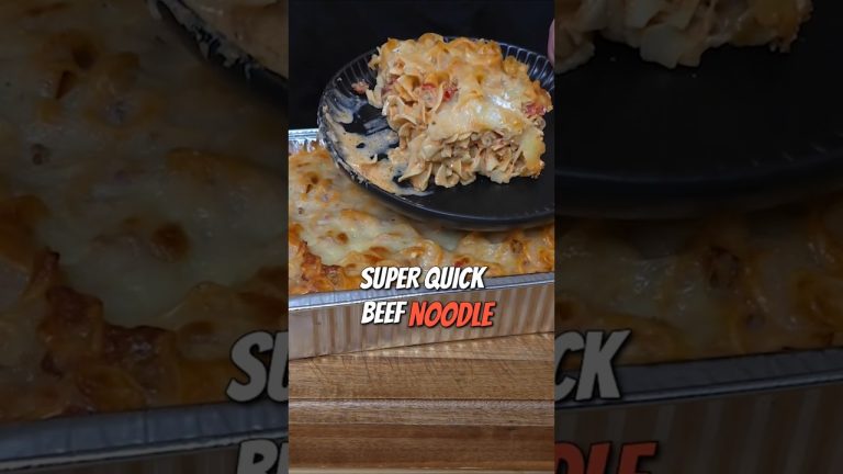 Irresistible Beef Noodle Casserole Recipe!