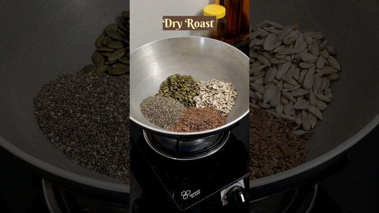 The Ultimate Hair Growth Smoothie! | Chia, Flax, Sunflower & Pumpkin Seeds Recipe #shorts #trending