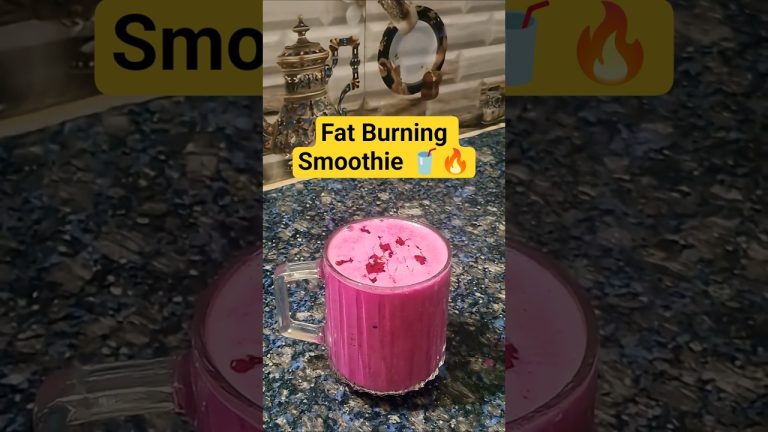 🔥 FAT BURNER Smoothie! Oats & Dragon Fruit (Quick 3-Day Weight Loss Fix!) #shorts