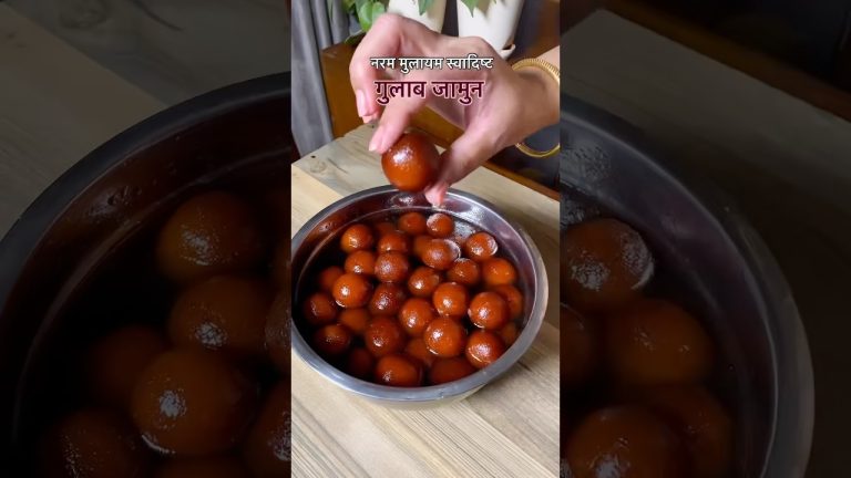 Easy Gulab Jamun Diwali Special sweet recipe , I used desi ghee for frying in this recipe