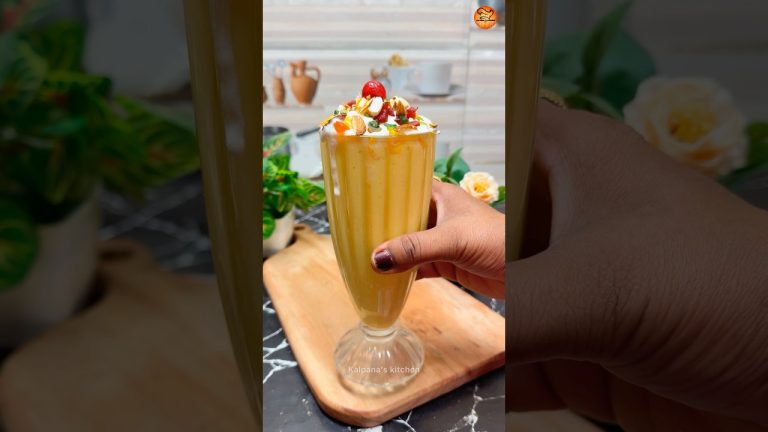 Mango shake 😍😍❤️❤️…#shorts #mangoshake #mangojuice #aamras #recipe #kalpanaskitchen