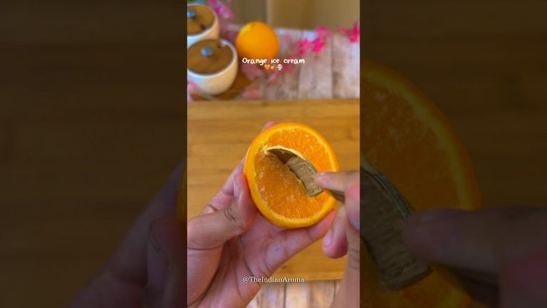 Orange Ice Cream #shorts #youtubeshorts #shortsfeed