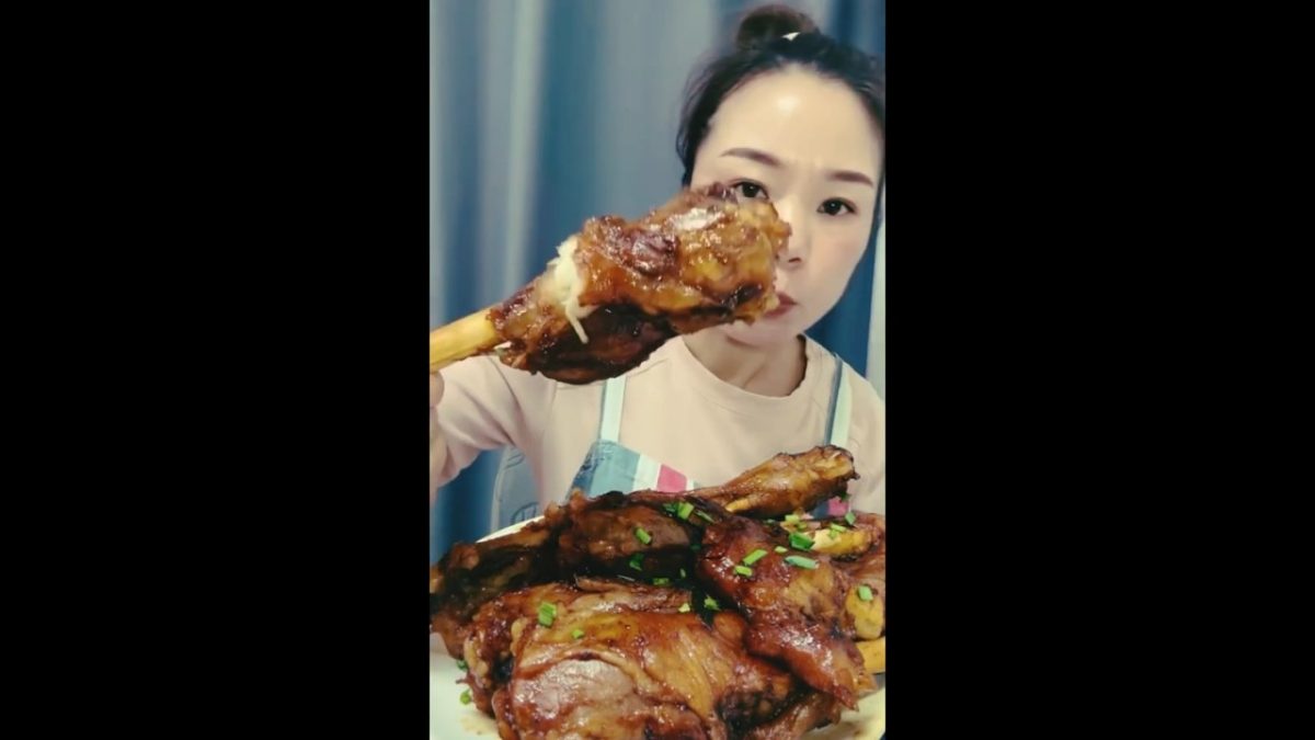 Bong Meat Finger-Licking #Mukbang # shorts