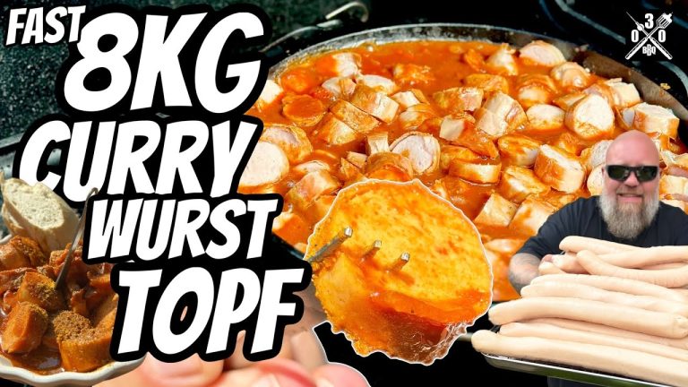 Currywurst-Topf für alle – 8 Kilo Currywurst-Topf – 030 BBQ