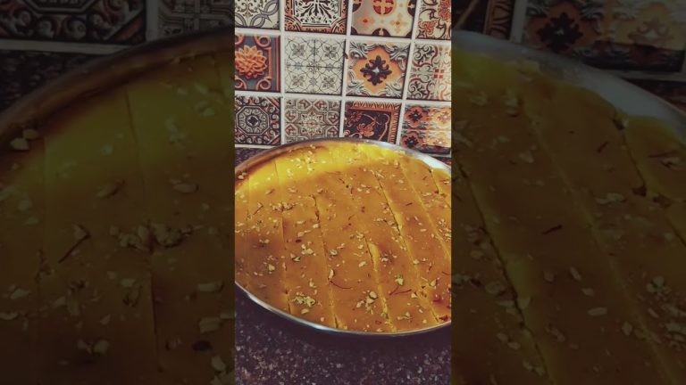 keshr Barfi sweet Recipe | @sheelakirasoivlog