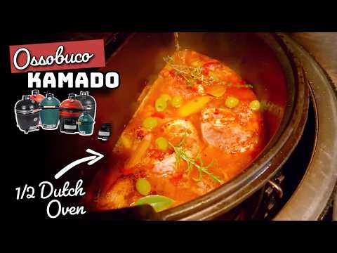 Stoofpotje van de KAMADO in de HALVE Dutch Oven!