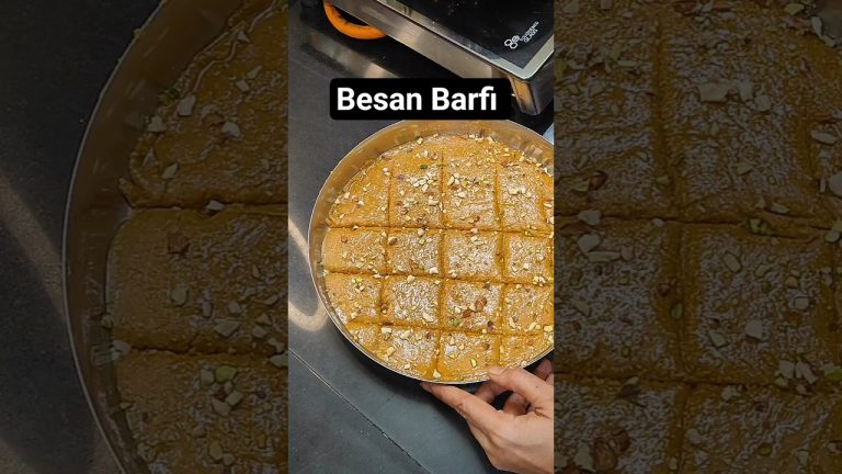 “Besan Barfi Recipe That Everyone Will Ask For 😍 | Diwali Special Sweet!”