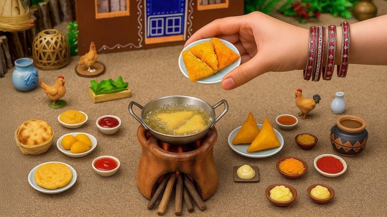 Miniature Jalapeno Chicken Cheese Samosa Recipe| Bread Cone Samosa | Indian Street Food