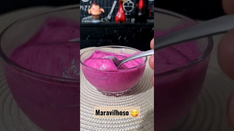 Sorvete de Pitaya delicioso #shorts