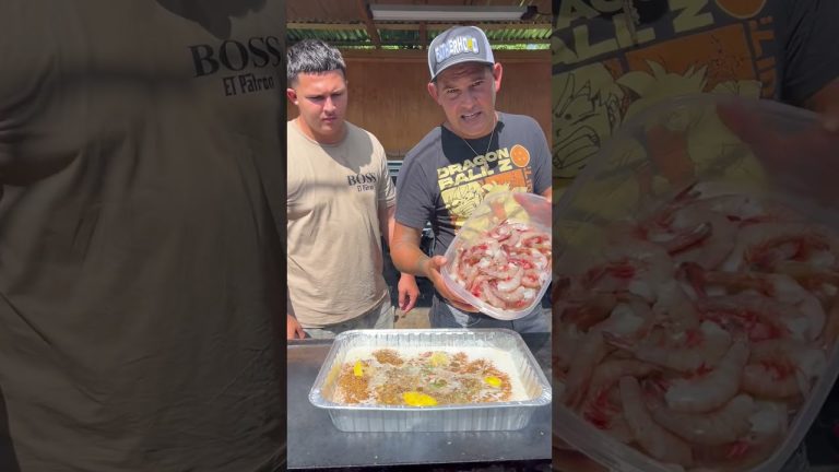 Quick & Easy Louisiana BBQ Shrimp Pasta 5lbs of Butter on the Flattop Griddle | Let’s Go!