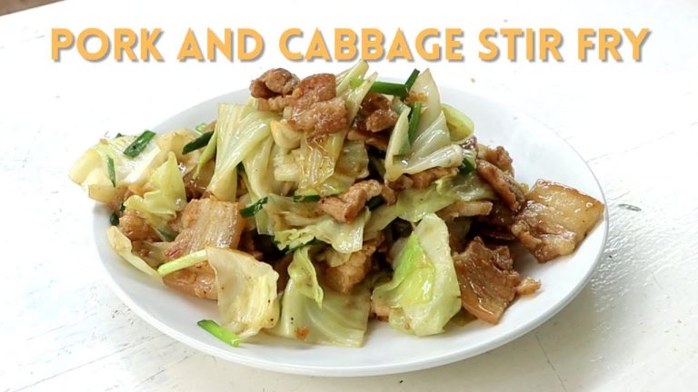 Aromatic Pork and Cabbage Stir Fry | How to Cook Chinese Cabbage Stir-Fry – Chinese Stir Fry Recipes