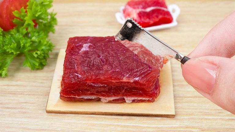 Miniature Beef Recipe 🥩 How to Make Beef And Onion Stir Fry | Tender And Juicy Beef