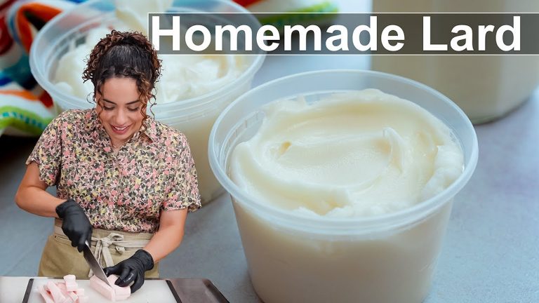 From Fat to Finish: Homemade Pork Lard Made Simple
