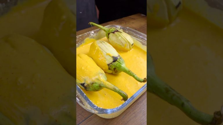 Golden Fried Eggplant 🍆 | Crispy & Delicious Snack Recipe