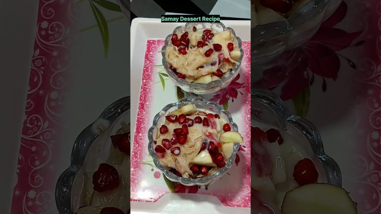 Samay Dessert Recipe#samay #dessertrecipe #home