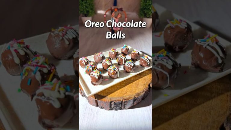 Trending Oreo Chocolate Balls Recipe #oreo #recipe #shorts