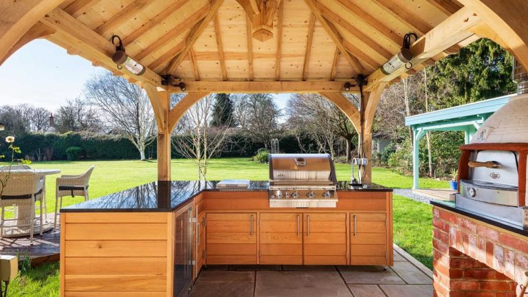 OUTDOOR KITCHEN GRILL GAZEBO DESIGN IDEAS | STOP Grilling in RAIN! THIS Idea ULTIMATE Yard Upgrade!