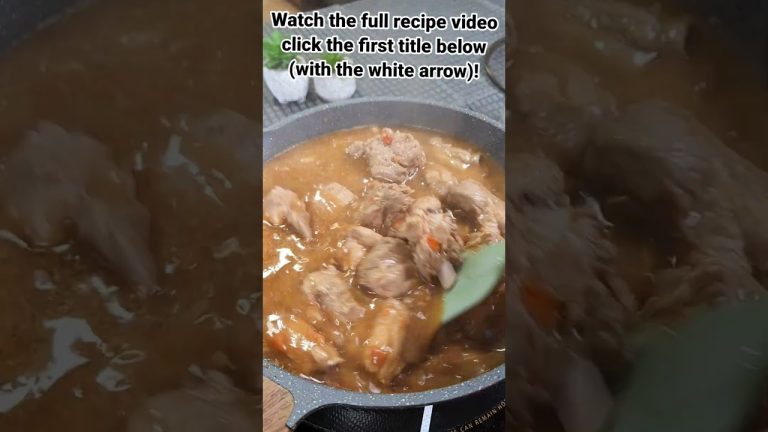 Tasty Pork Ribs Recipe You Can’t Resist 🤤 #shortsvideo #viralshort #cooking #porkribs