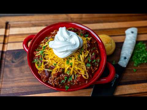 AB’s  Chili | Hearty Homemade Beef & Bean Chili Recipe