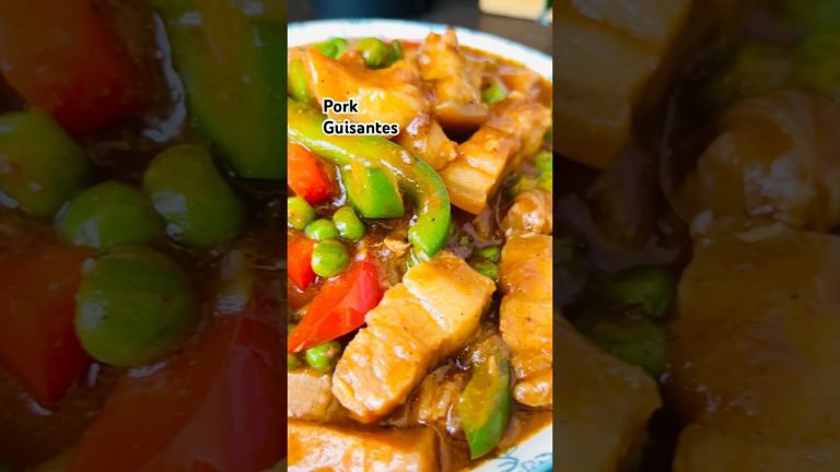 Pork Guisantes Recipe #porkguisantes #porkguisado #ginisangbaboy #filipinorecipe #filipinofood #fyp