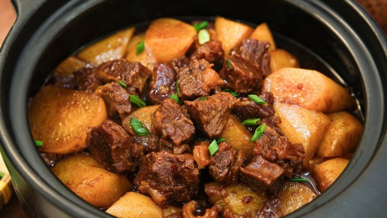 Chinese Braised Beef Brisket with Daikon | The Ultimate Cantonese Comfort Food
