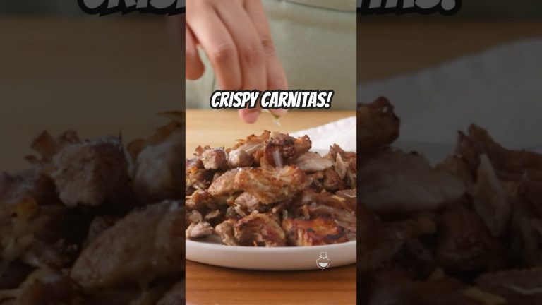 EASY Crispy Pork Carnitas Recipe!
