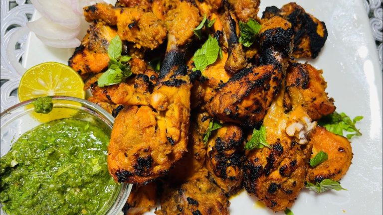 Smoky Chicken Tikka Recipe | Restaurant Style Chicken Tikka Recipe | Chicken Tikka kaise banta hai