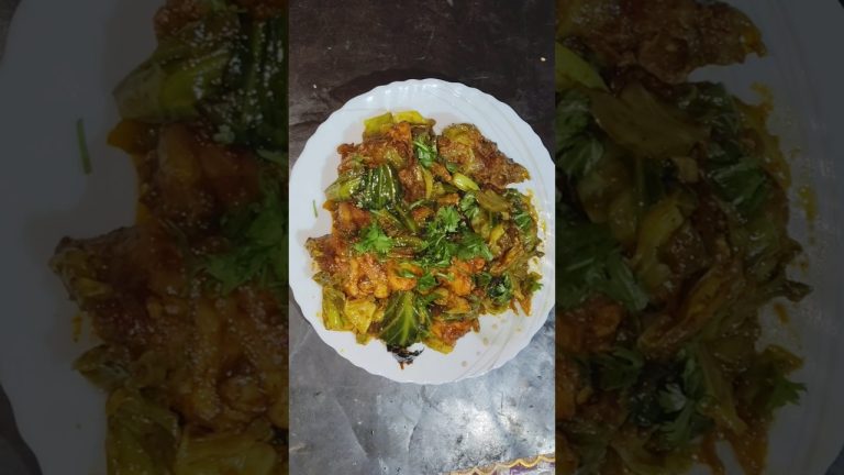 Cabbage and chicken masala 🥬😋🤤#shorts#chicken#shortsfeed