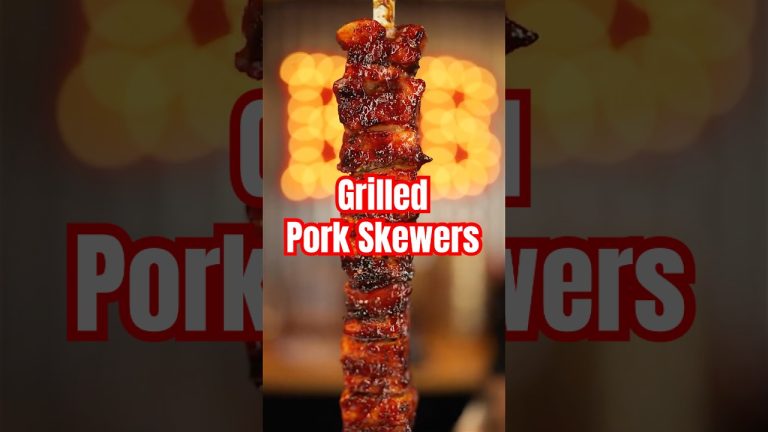 Grilled Pork Skewers #tftibbq #cooking #recipe #bbq #skewers #tonychachere