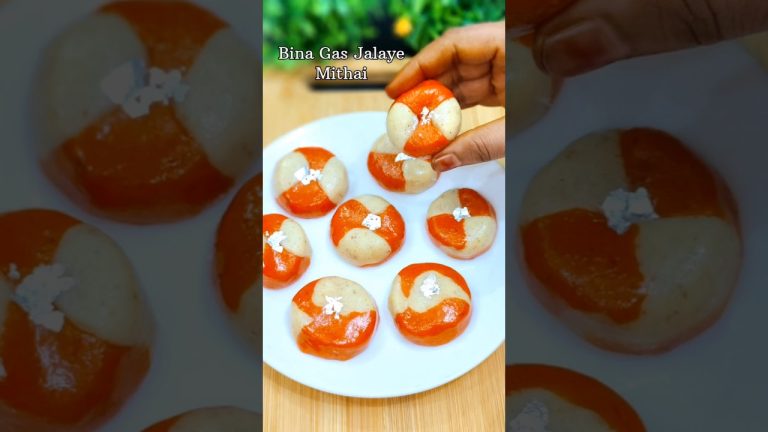 Bina gas jalaye mithai | dessert recipes | milk powder burfi #shorts #sweet #milk #bread