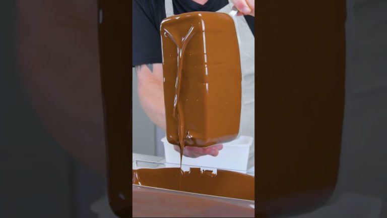 Now that's a chocolate shell! 🍫 #shorts #scrumdiddlyumptious #chocolate #dessert #food #recipe