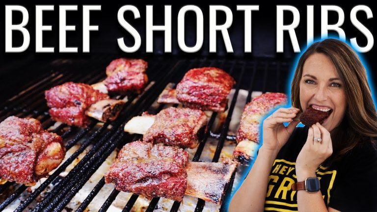 BIG FLAVOR in these SMOKED BEEF SHORT RIBS! | How To