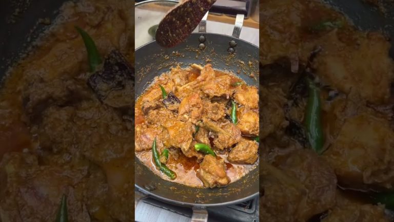 নিজেরা খাওয়ার জন্য মুরগির রেজালা তৈরি করলাম। Chicken Rezala Recipe