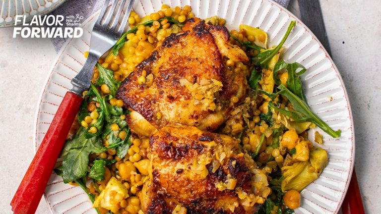 This One-Pan Chicken Dinner Uses Lemon Three Ways | Flavor Forward