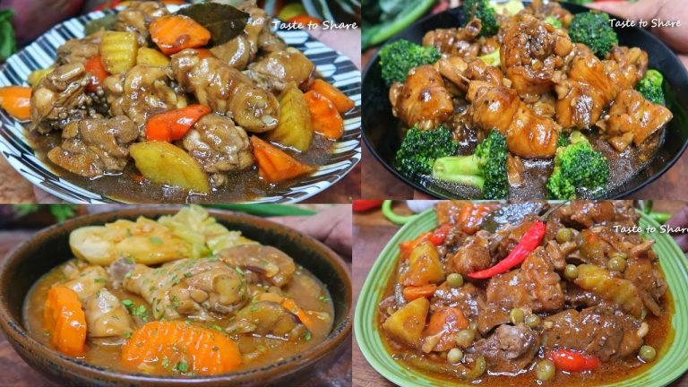 4 Ways Chicken Recipe for Dinner👌💯SIMPLE WAY of COOKING 4 Creative Ways to Cook Chicken❗