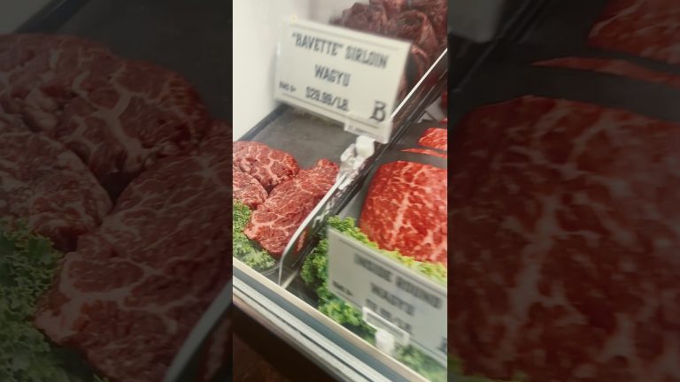 BAVETTE Sirloin WAGYU 🔥#food #shorts #steak #shortsvideo #grilling