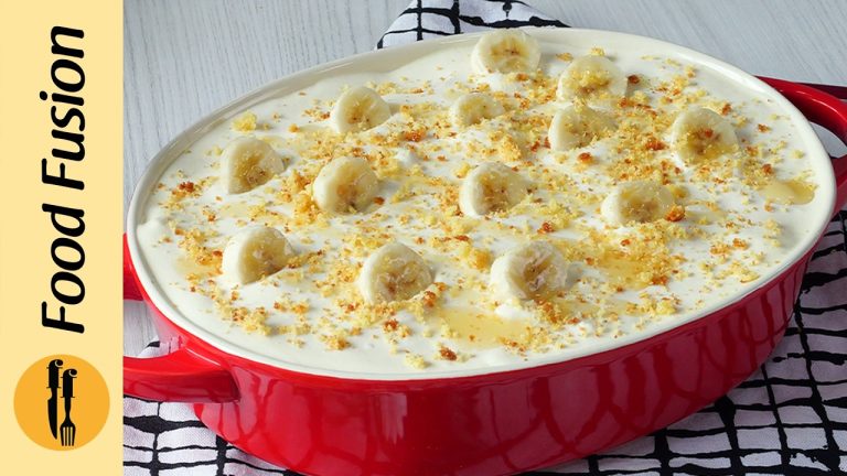 Banana Pudding (Magnolia's Bakery Famous Pudding) Recipe by Food Fusion