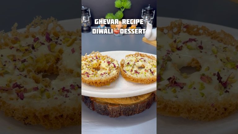 Trending Ghevar Recipe #Ghevar #shorts  #recipe #Festive Dessert #indiansweet  #yt #RajasthaniSweet