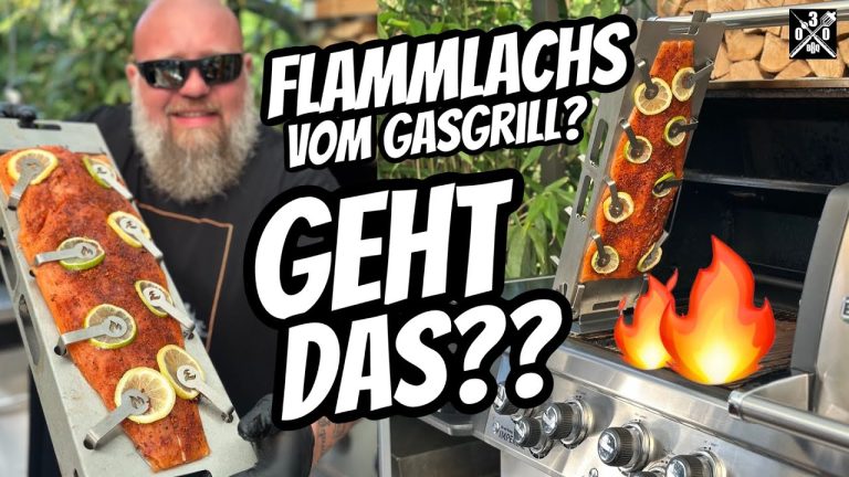 Flammlachs vom Gasgrill Geht das ? 030 BBQ