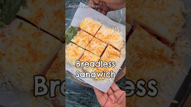 Breadless Sandwich Recipe #Shorts